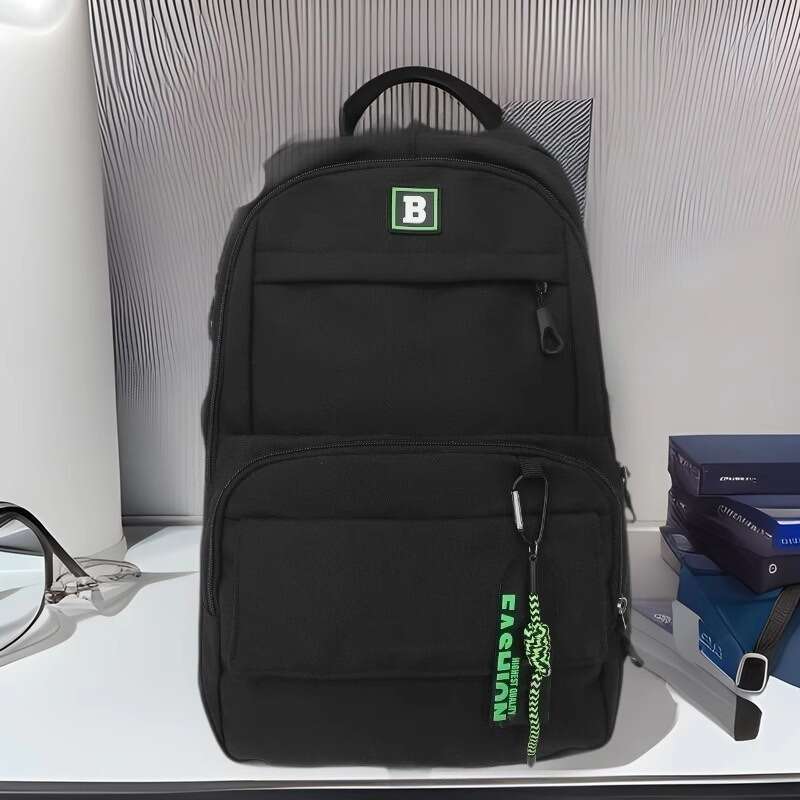 Fashion New Large Capacity Solid Color Durable Multi-layer Trendy Campus Casual Commuting Laptop Backpack for Middle and High School Students