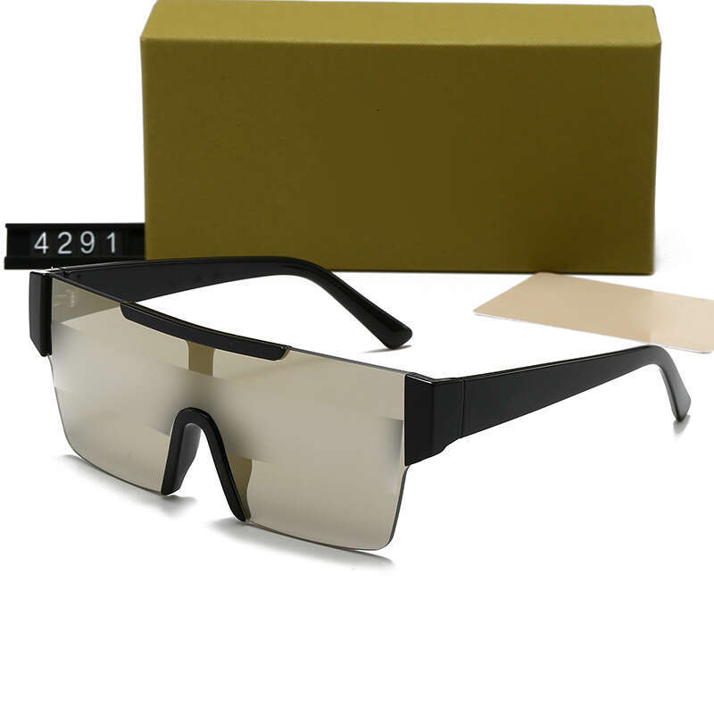 New Fashion Square Unique One-Piece Colorful Trendy Sunglasses 4291 883