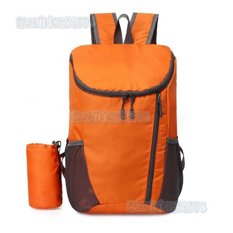 Folding Bag Super Light Carrying Bag Traveling Bag Outdoor Sports Water Repellent Single Backpack H250906