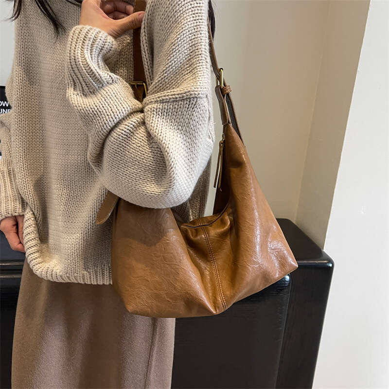 2023 New Commuter for Women, Trendy Fashion Korean Single Shoulder Tote Bag, Versatile Large Capacity Underarm Bag