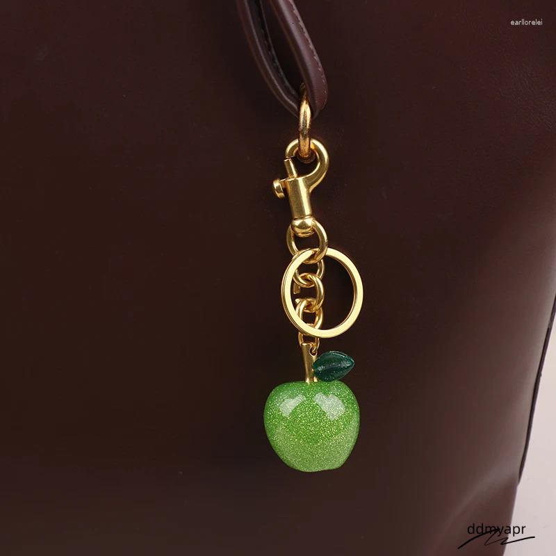 Keychains Cute Bag Charm Pear Apple Pensant Keychain For Handbag Purses Accessories Decor ddmyearth Gifts ddmyearth ddmyearth ddmyearth ddmyearth