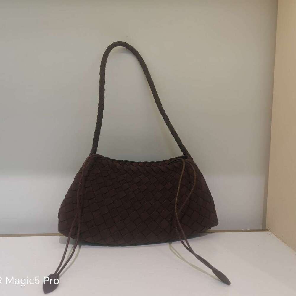 Hand-woven for Women 2025 Autumn Winter New Simple Matte Underarm Handheld Shoulder Bag