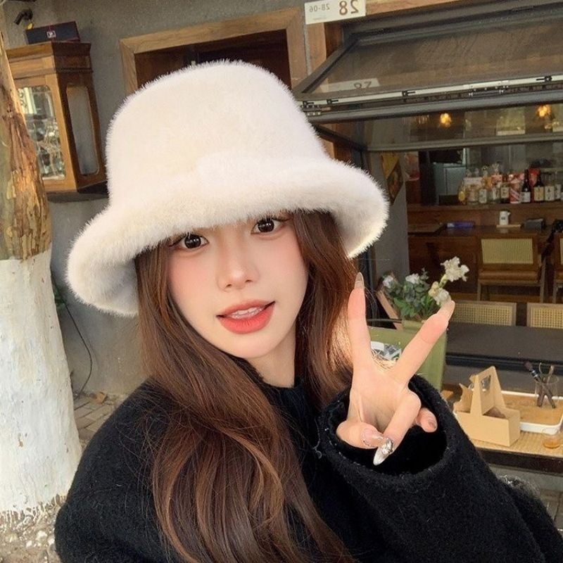 Free shipping new classic leopard print fisherman hat womens winter fashion versatile thick fur warm women hat