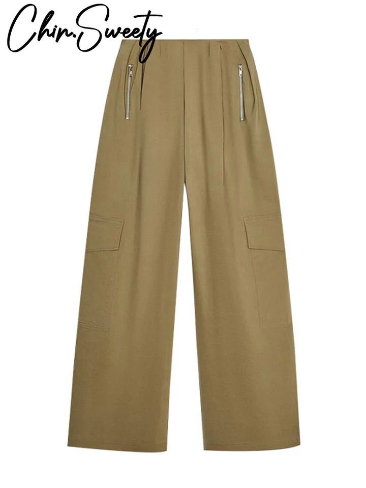 Asymmetric Short Jacket Pants Sets Women Stand Collar Full Sleeve Coat High Waist Wide Leg Pant 2025 Autumn Lady Street Outfits 250906