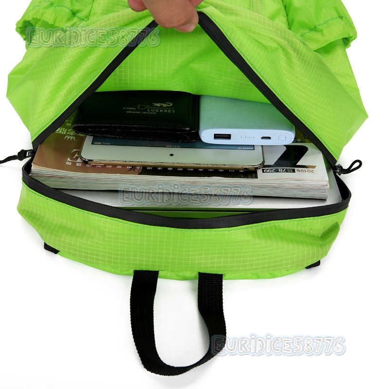 Backpack Student School Bag Fashionable Storage Foldable Bag Casual Bag Sports Ultralight Skin Bag Backpack H250906