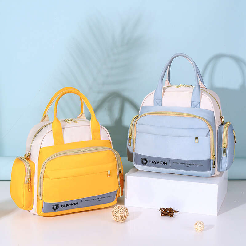 Fashion Handheld Mommy High-End Feel Mother and Baby Single Shoulder Crossbody Multifunctional Mom Outing Maternity Bag