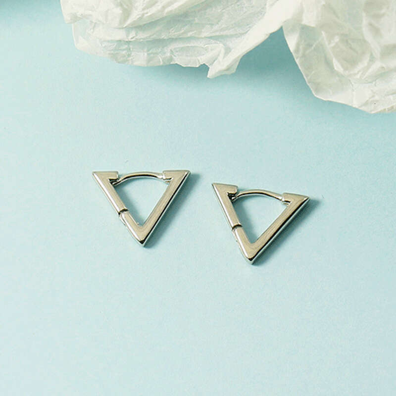 DHpet Korean Style Fashion Triangle Elegant Unisex Trendy Geometric Minimalist Earrings