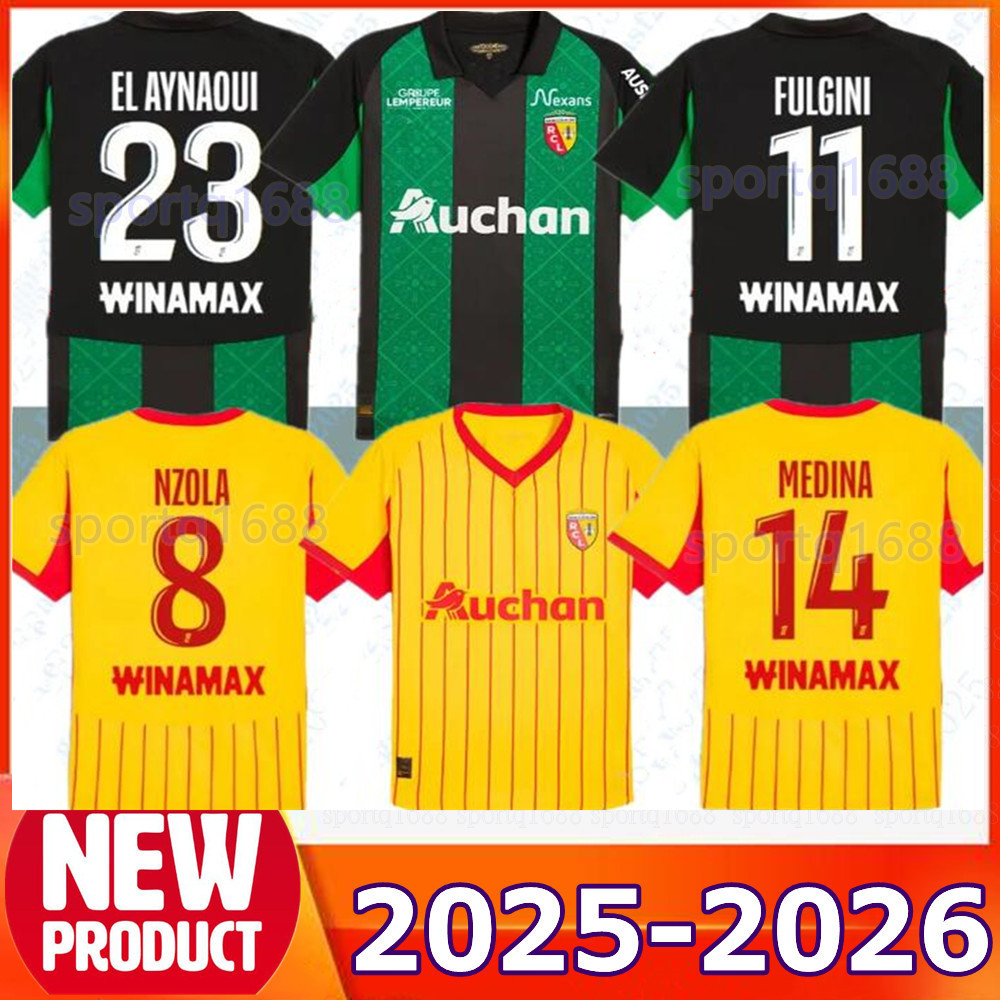 maillot RC Lens 25 26 soccer jerseys home away Saint-Barbe special KAKUTA FULGINI DIOUF SPIERINGS GANAGO SOTOCA WAHI Football Shirt 2025 2026 kids THIRD AWAY