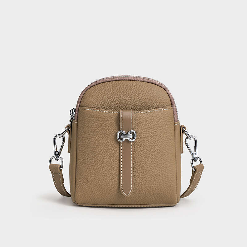 2025 New Soft Leather Lightweight Small Crossbody Fashion Mommy Coin Purse Women's Shoulder Bag