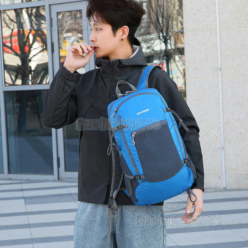 New Folding Bag Multi Functional Outdoor Lightweight Mountaineering Bag Folding Backpack Travel Waterproof Day Backpack H250906