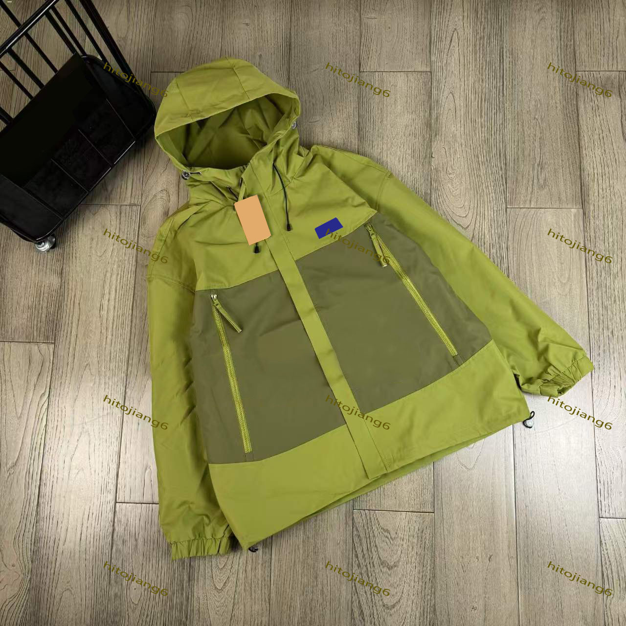 Designer new detachable shirt cargo jacket couple casual jacket highest version recycled nylon fabric waterproof windbreaker122