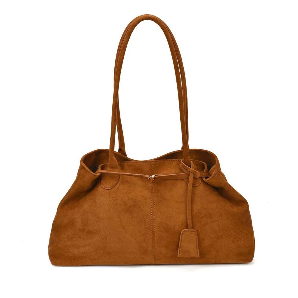 New Fashion Capacity Suede Underarm Versatile Commuter Women's Large Tote Trendy Bag