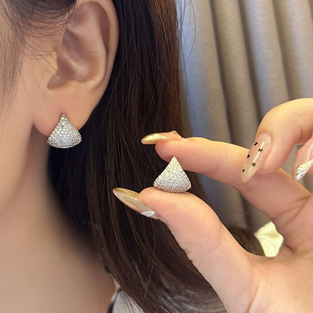 DHpet Ins - style Micro - set Zircon Earrings: Versatile and High - end