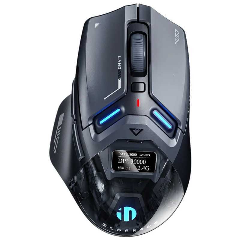 Inphic IN9 Ultra Gaming Mouse PAW3950 Sensor Vibration Feedback OLED Screen Intelligent Display Wireless Mouse Boyfriends Gift Z250906