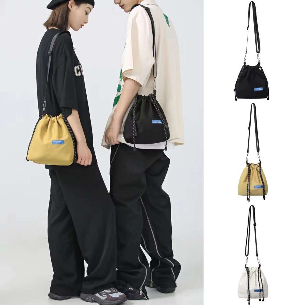 2022 New Women's Shoulder Crossbody Ins Trend Drawstring Unisex Bucket Couple Small Bag
