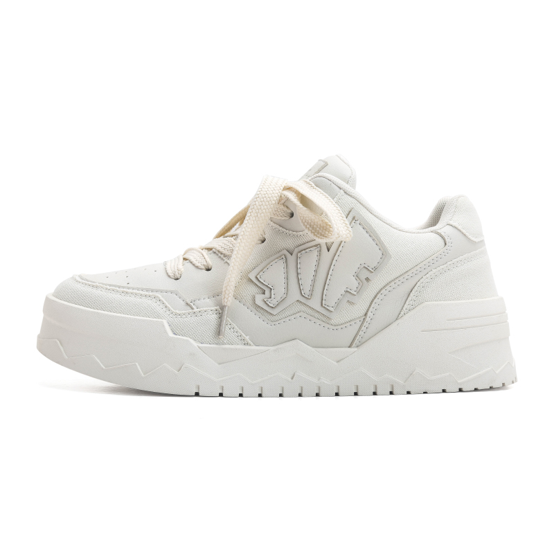White shoes versatile couple style bread shoes women's height increasing casual shoes panda breathable board shoes men's trendy brand sports