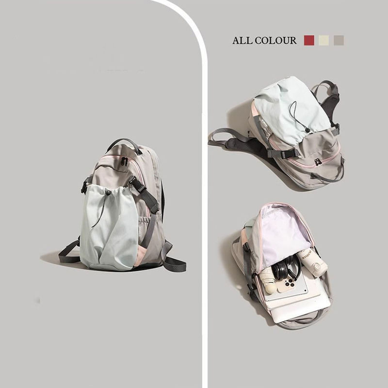 Minimalist College School Backpack for Teenagers - Large Capacity Anti-Theft Laptop Bag, Japanese Style Casual Daypack for Men and Women