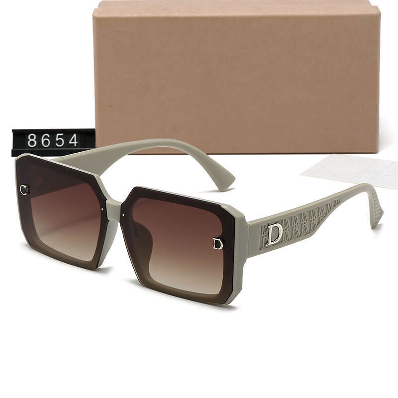 New Women's High-End Fashion Large Square Korean Trendy Internet Celebrity Street Style Sunshade Sunglasses 8654 ca7