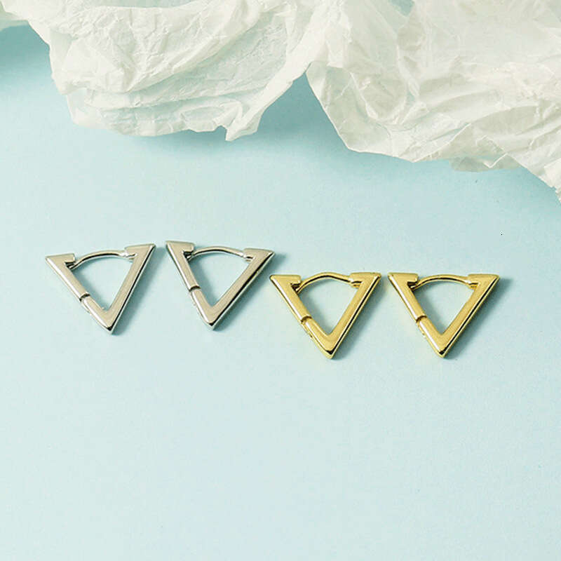 DHpet Korean Style Fashion Triangle Elegant Unisex Trendy Geometric Minimalist Earrings