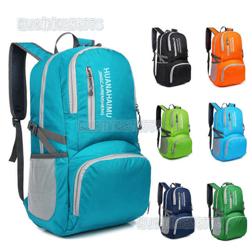 Warnerheim Folding Backpack Large Capacity Backpack Outdoor Lightweight Travel Bag Waterproof Portable Bag H250906