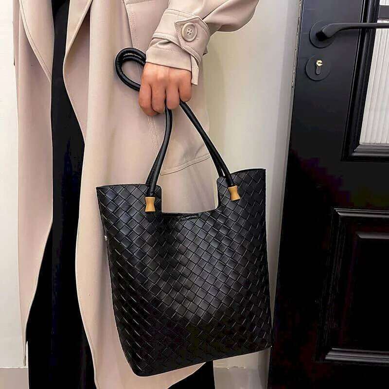 Leather Shoulder For Women Korean Style Handbags Versatile Minimalist Commute Office Lady High Quality Tote Bags
