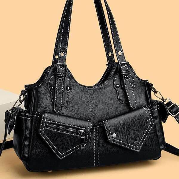 2025 Autumn New Fashion Niche Simple Stylish Versatile Women's Bag Large Capacity Shoulder Underarm Handbag