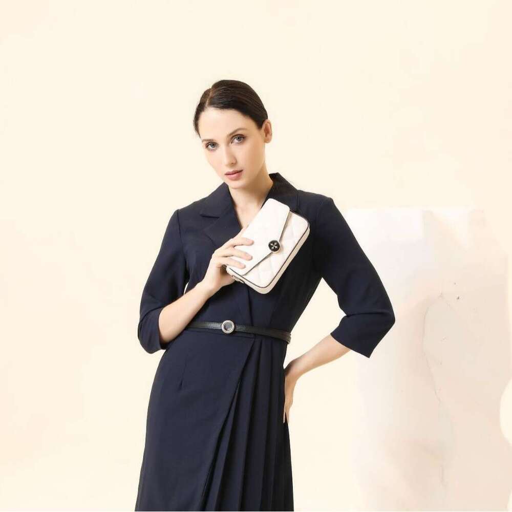 Women's New Baellerry Quilted Diamond Buckle Small Square Versatile Shoulder Crossbody Bag for Women