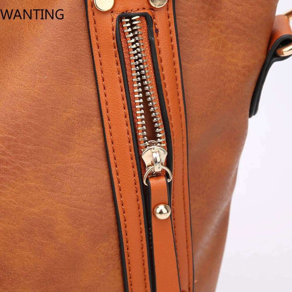 Women Tote 2025 New Fashion PU Leather Women's Shoulder Bags Large Capacity Classic Design Female Crossbody Bag Dm0186