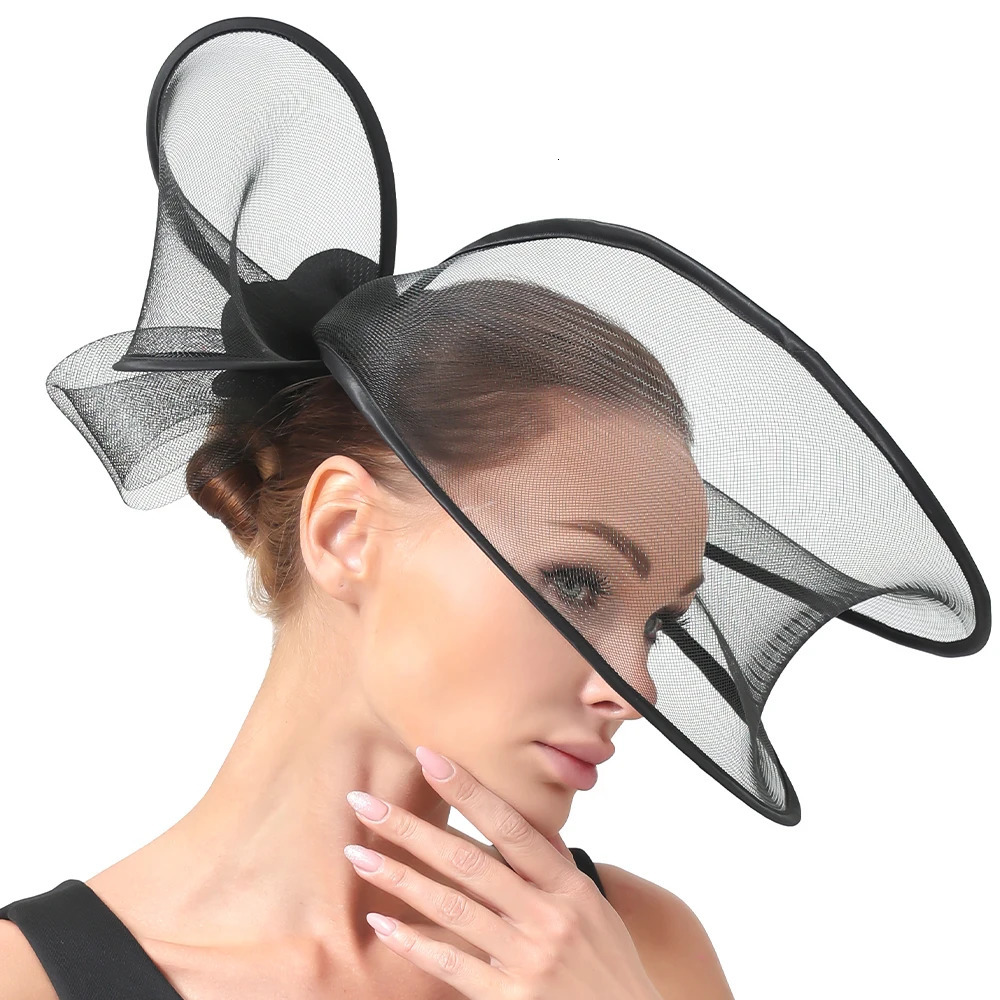Navy Fascinator Wedding Pillbox Hat Women Elegant Fascinator Hats Hair Clip Church Ladies Party Headpiece Fashion Headwear 250905