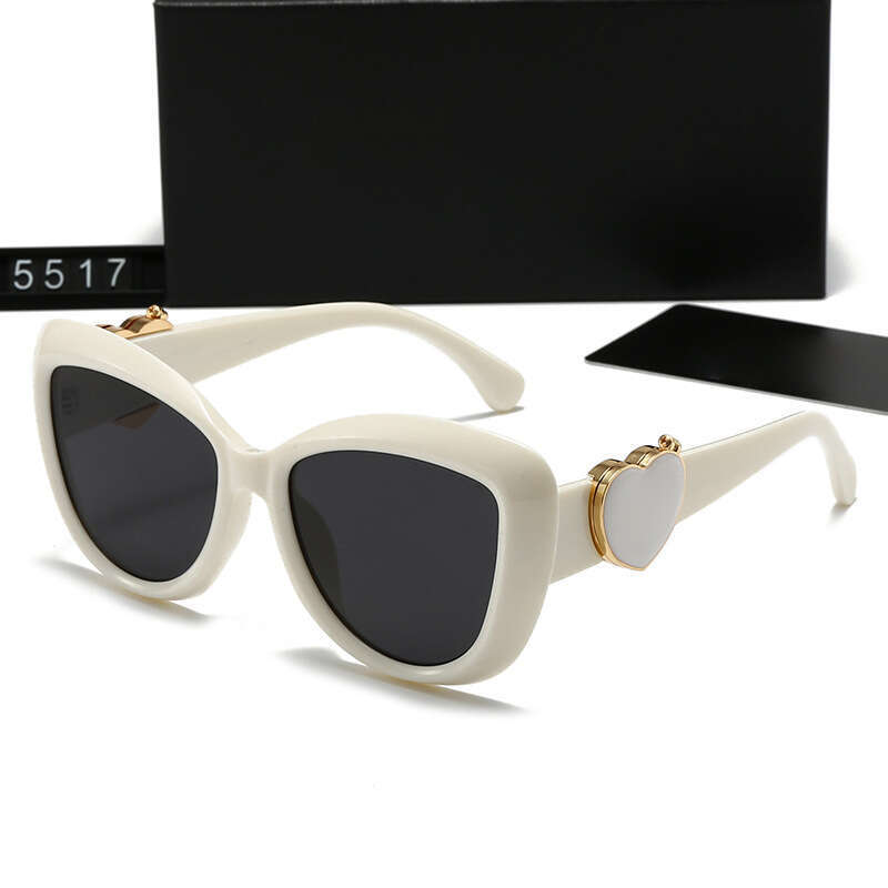 New Artistic Glasses Metal Heart Style Fashion High-end Sunglasses 5517 7e0