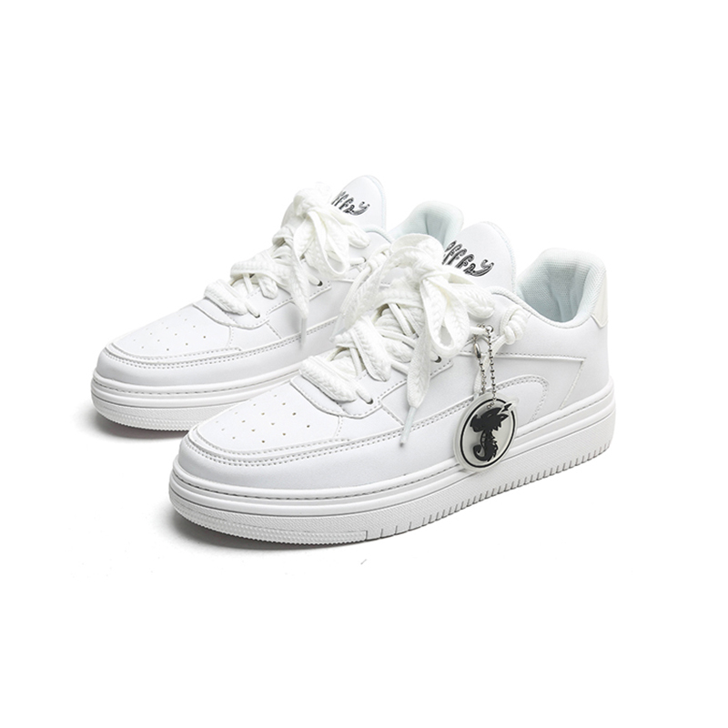 White shoes versatile couple style bread shoes women's height increasing casual shoes panda breathable board shoes men's trendy brand design