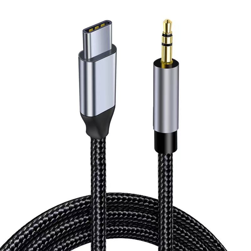 USB C to 3.5mm Audio Aux Jack Cable Headphone Car Stereo Cord Compatible with iPhone 16 15 Pro Max Samsung Galaxy S24 S23 S22
