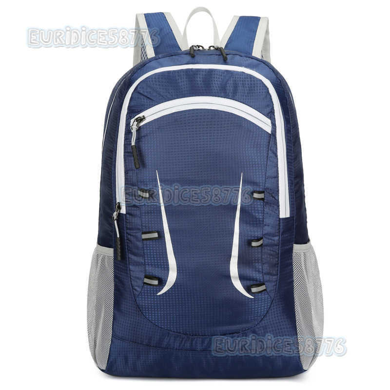 New Outdoor Sports Folding Backpack Skin Bag Light and Easy to Carry Large Capacity Backpack H250906