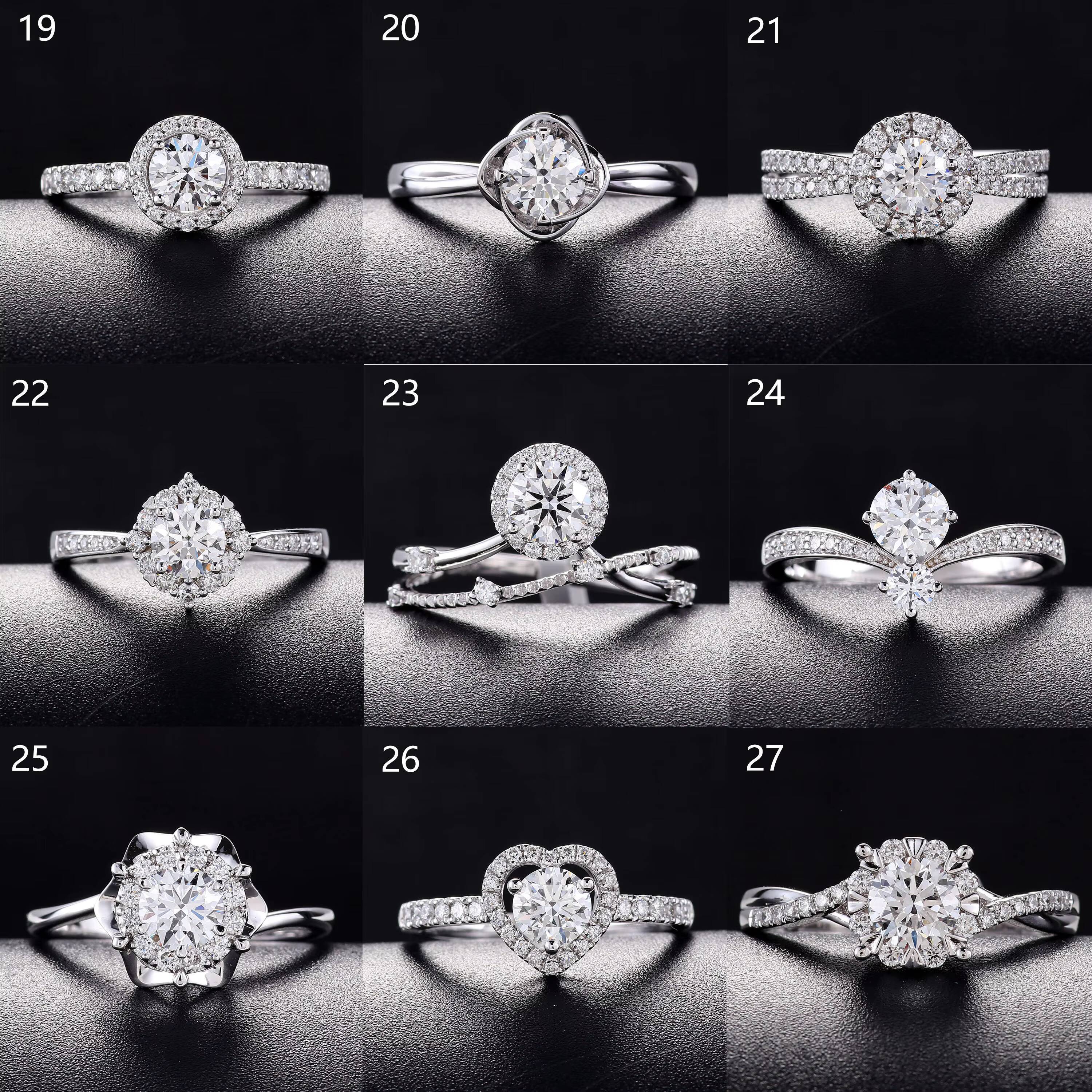 Engagement Wedding Party Emerald Cut 2ct DEF VVS 14k 18k Lab Grown Diamond Engagement Ring Certified Lab Grown Diamond Ring