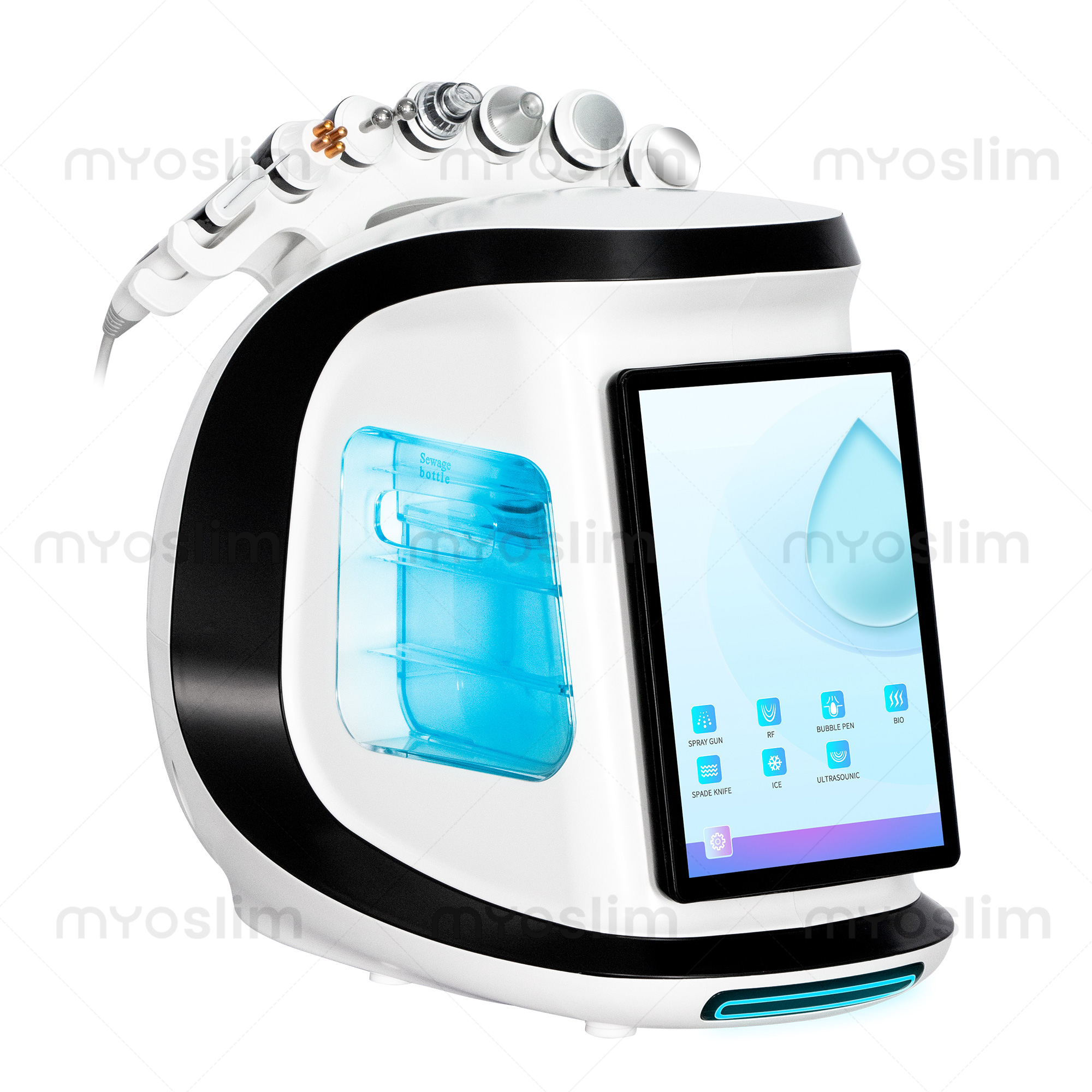 Intelligent Ice Blue Technology Revitalizes Skin Brightens Complexion Improves Pigmentation Hydrates Skin Exfoliates Gently and Treats Acne