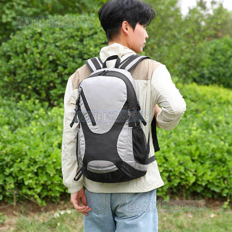 Outdoor Hiking Bag Lightweight Sports Backpack Cycling Casual Backpack Large Capacity Travel Bag Simple H250906