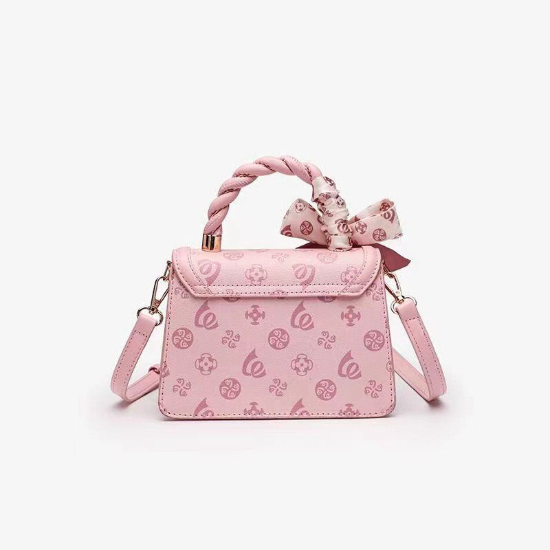 Designer Designs New Pink Emed Handbag Cross-Body Printed Commuter Bag