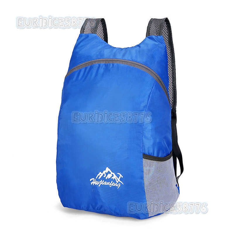 Outdoor Folding Bag Waterresistant Travel Bag Storage Backpack Skin Backpack Ultralight Sports Bag Small Bag H250906