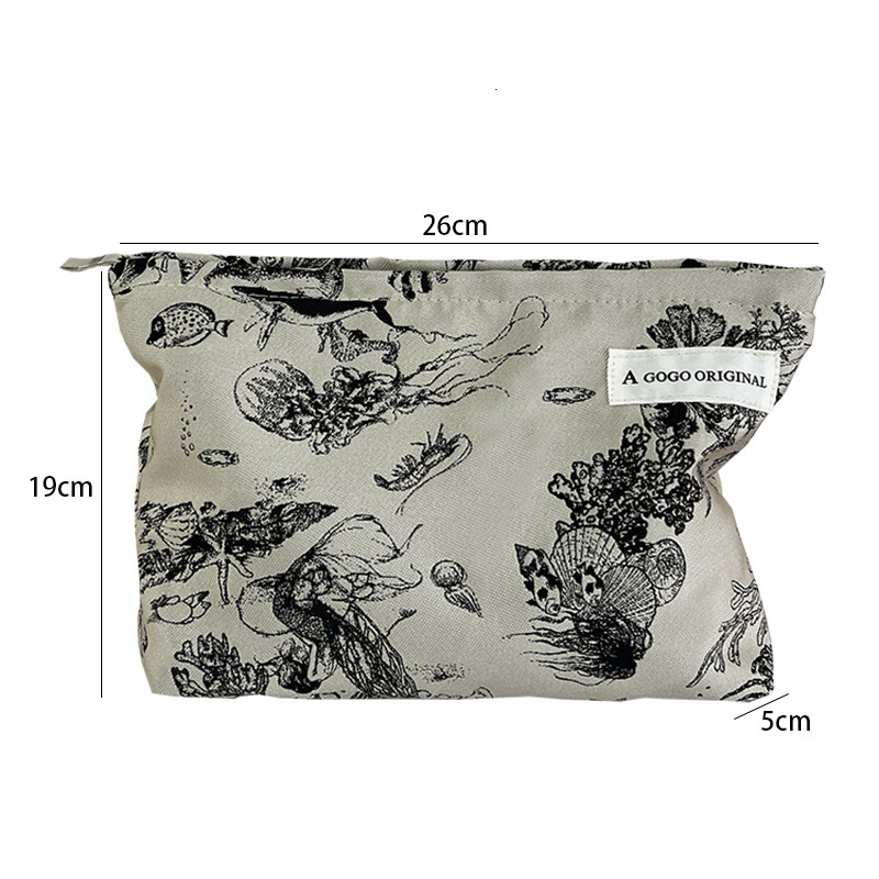 TB BHULAMTE Designer Bag Cross-border Simple Makeup Bag Portable Skincare Luxury Bag Storage Bag Travel Toiletry Bag Underwear Bag Canvas Bag Clutch B