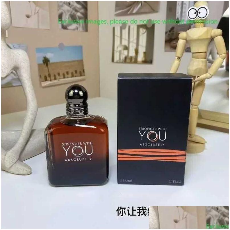 Fragrance Selling 100Ml Stronger With You Absolutely Perfume Suitable For Both Men And Women Longlasting R250623 Drop Delivery Healt Otyuq