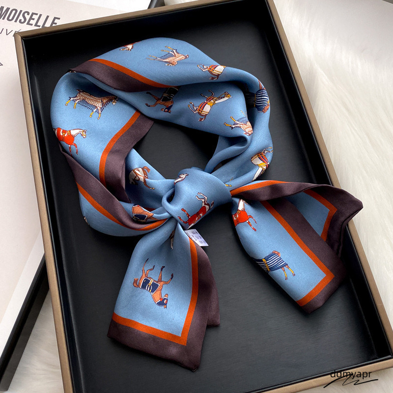 British War Horse For Ddmydec Women Spring And Autumn Pink Long Mulberry Silk Scarf Hairband Matching Shirt 250710 Ddmydec Ddmydec