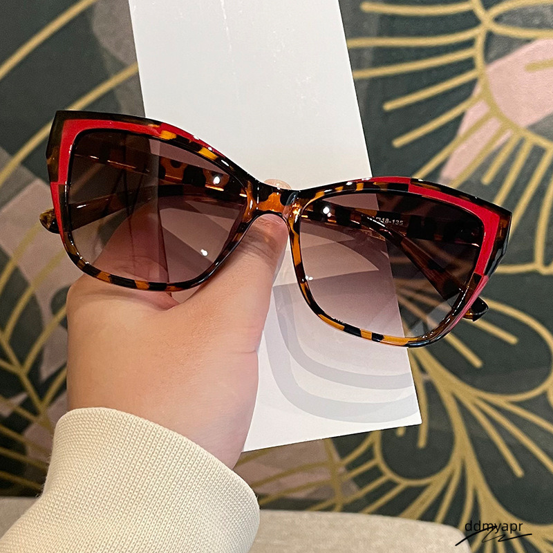 Designer For Ddmydec Cat Eye Fashion Classic Women Sunglasses Polarized Goggle Pilot PC Frame Oversized Uv400 Eyewear Kl8222