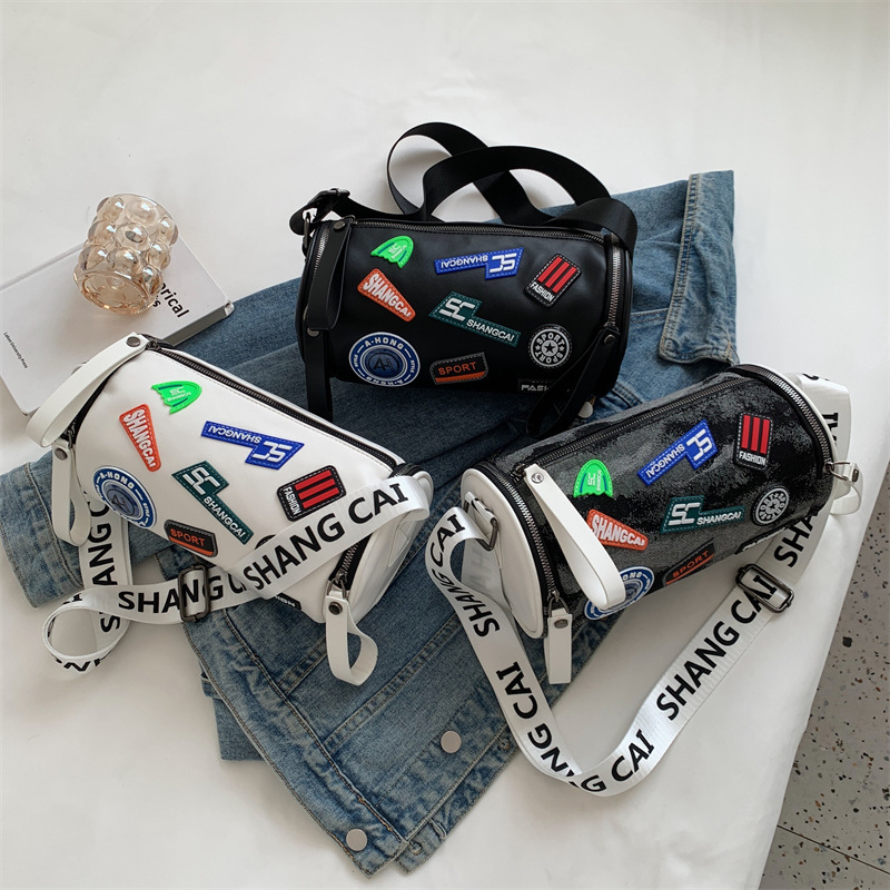 Fashionable Women's Shoulder design Bag Handbag Cool Hot Girl Large Capacity Bag Autumn New Designer Bag Women's Crossbody Bag Cylindrical S