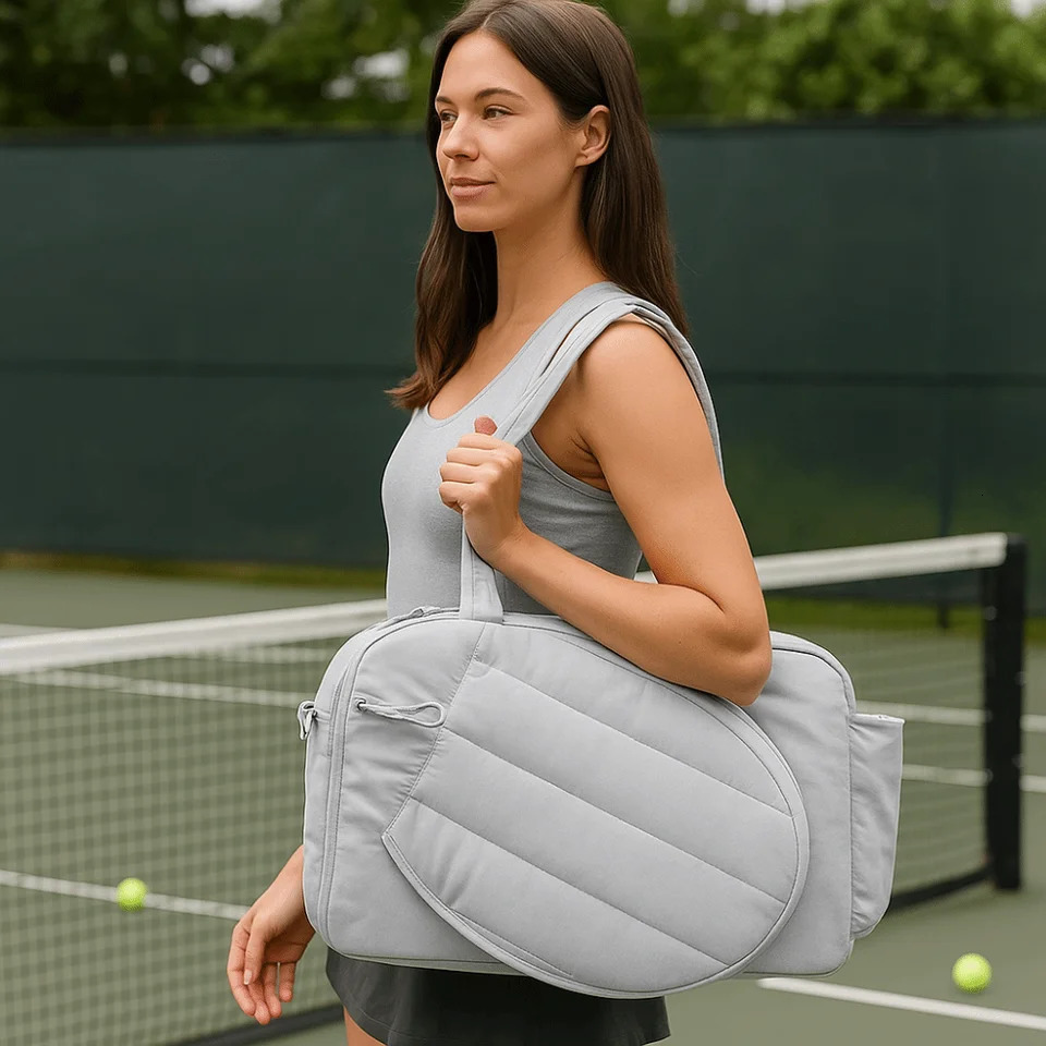 Super Large Capacity Tennis Racket Bag Adjustable Waterproof Backpack Soft Shoulder Strap Beauty Sports Fitness Women 250906