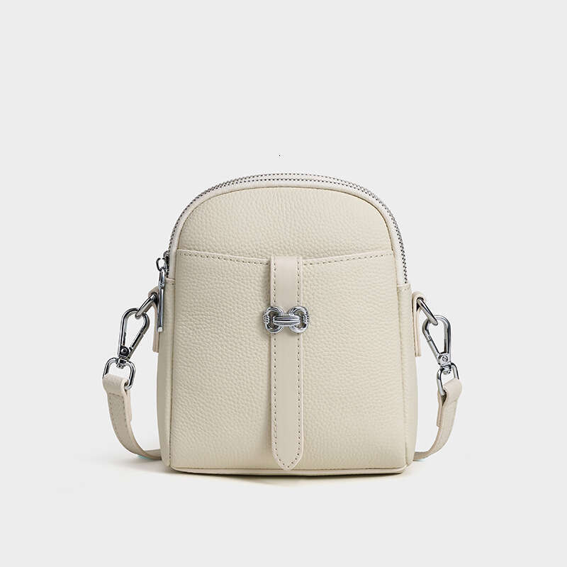 2025 New Soft Leather Lightweight Small Crossbody Fashion Mommy Coin Purse Women's Shoulder Bag