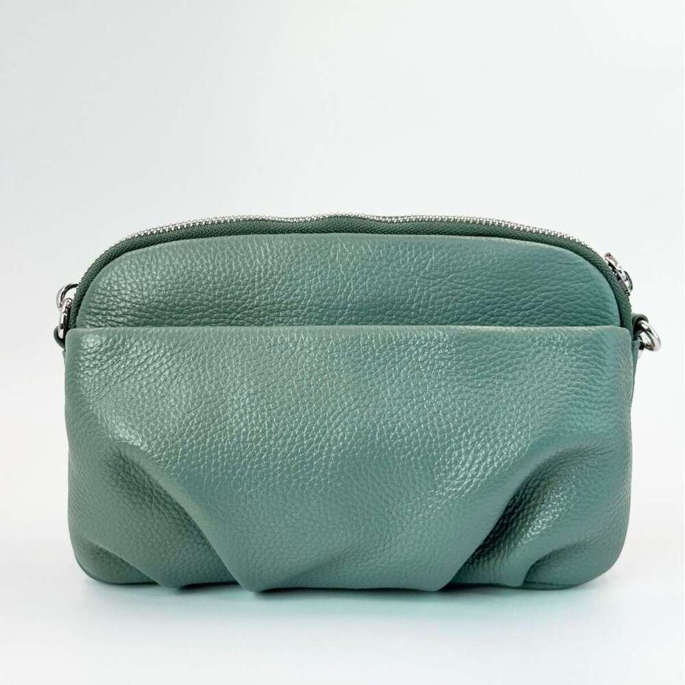 Guangzhou Genuine Leather Women's Simple Coin Purse Shell Phone Top Layer Cowhide Summer Single Shoulder Crossbody Large Capacity Bag