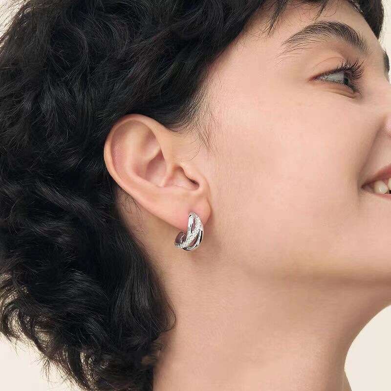 Gold earrings - Unique design, luxurious style, high-end ear studs, elegant ear ring accessories