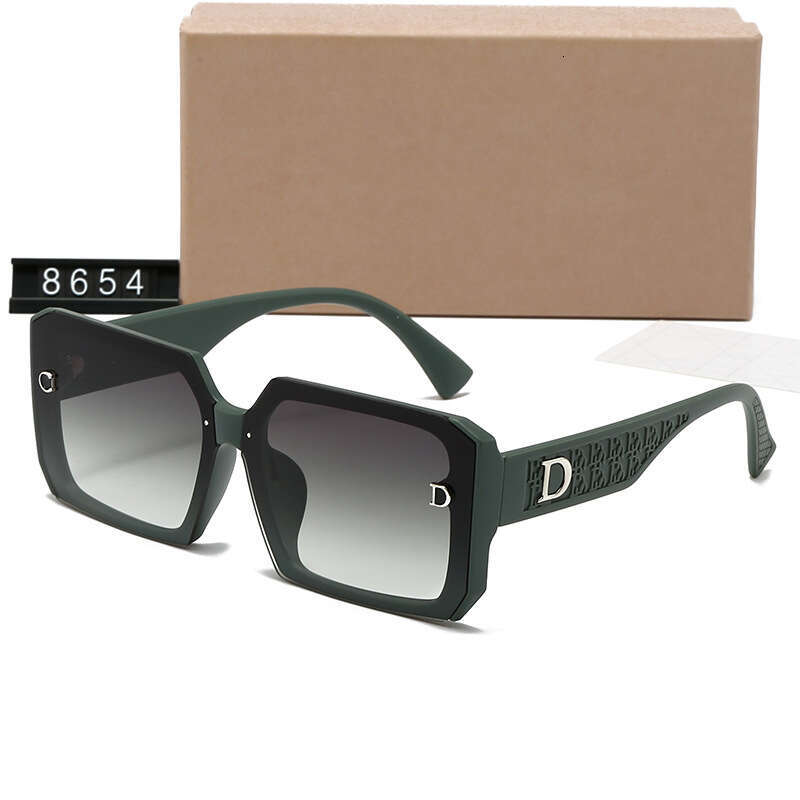 New Women's High-End Fashion Large Square Korean Trendy Internet Celebrity Street Style Sunshade Sunglasses 8654 ca7