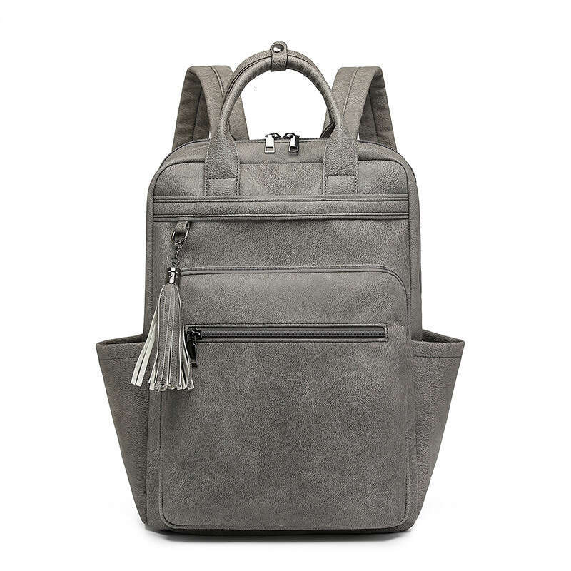 New PU Large Capacity Business Bag Laptop Women's Backpack Bags