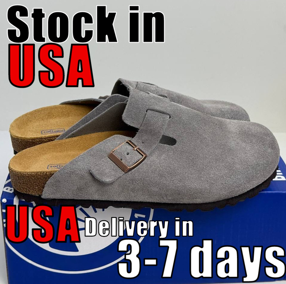 Clogs Slippers Designer Clog Sandals Cork Flat High Quality Fashion Summer Genuine Leather Slide Favourite Beach Casual Shoes Women Men 35-47